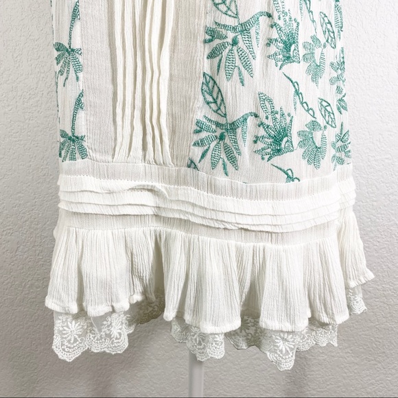 Anthro Lilka Gauzy Tank Top Boho Layered, Size M - Picture 3 of 10